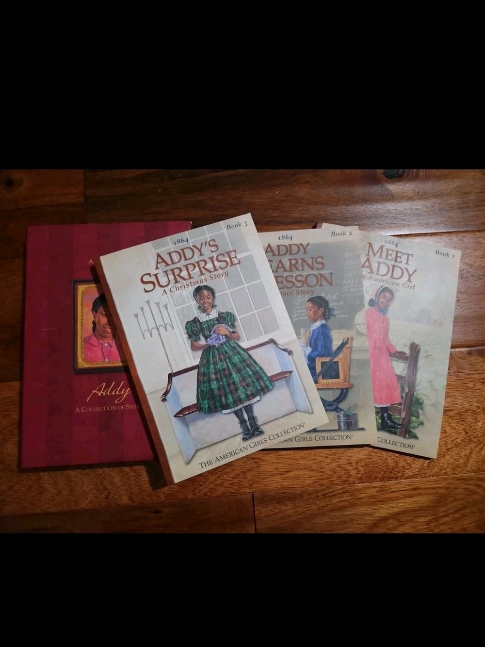 American Girl Addy Paperback Books With Box